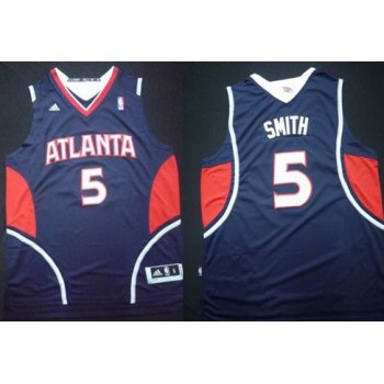 Atlanta Hawks #5 Josh Smith Revolution 30 Swingman Blue Jersey