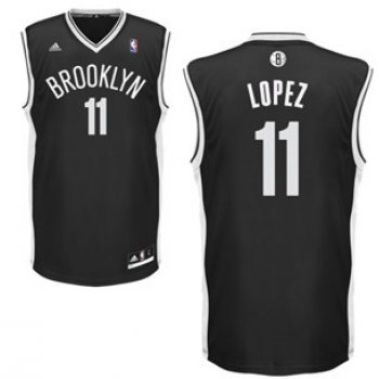 Brooklyn Nets #11 Brook Lopez Black Swingman Jersey