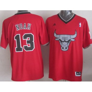 Chicago Bulls #13 Joakim Noah Revolution 30 Swingman 2013 Christmas Day Red Jersey