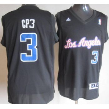 Los Angeles Clippers #3 CP3 Black Fashion Jersey