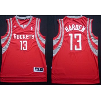 Houston Rockets #13 James Harden Revolution 30 Swingman Red Jersey