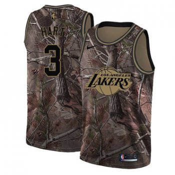 Men's Los Angeles Lakers #3 Josh Hart Camo Nike NBA Realtree Collection Swingman Jersey