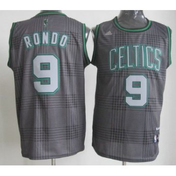 Boston Celtics #9 Rajon Rondo Black Rhythm Fashion Jersey