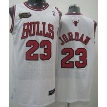 Chicago Bulls #23 Michael Jordan White Swingman Jersey