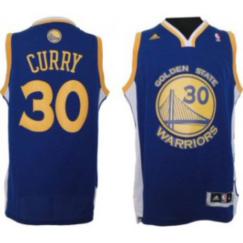 Golden State Warriors #30 Stephen Curry Revolution 30 Swingman Blue Jersey