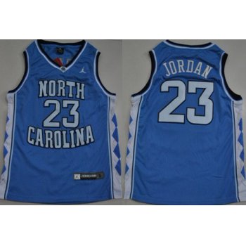 North Carolina Tar Heels #23 Michael Jordan Light Blue Swingman Jersey