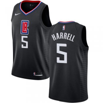 Nike Clippers #5 Montrezl Harrell Black NBA Swingman Statement Edition Jersey