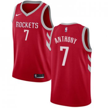 Nike Houston Rockets #7 Carmelo Anthony Red NBA Swingman Icon Edition Jersey