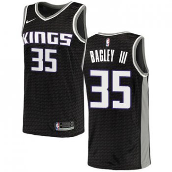 Nike Sacramento Kings #35 Marvin Bagley III Black NBA Swingman Statement Edition Jersey