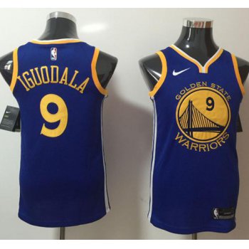 Nike Golden State Warriors #9 Andre Iguodala Blue NBA Swingman Icon Edition Jersey