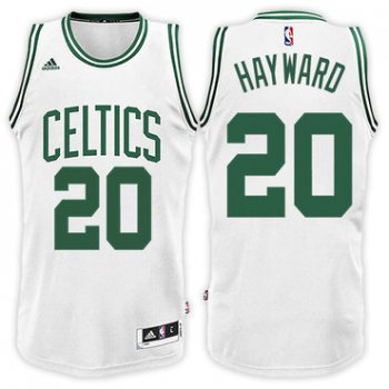 Boston Celtics #20 Gordon Hayward Home White New Swingman Jersey