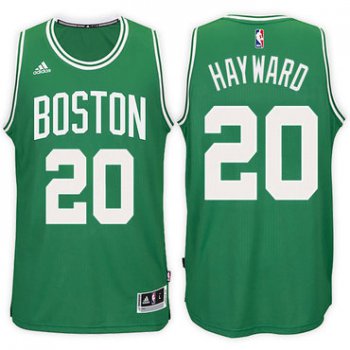 Boston Celtics #20 Gordon Hayward Road Green New Swingman Jersey