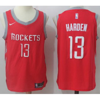 Nike Houston Rockets #13 James Harden Red Stitched NBA Jersey