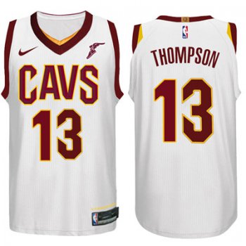 Nike NBA Cleveland Cavaliers #13 Tristan Thompson Jersey 2017-18 New Season White Jersey