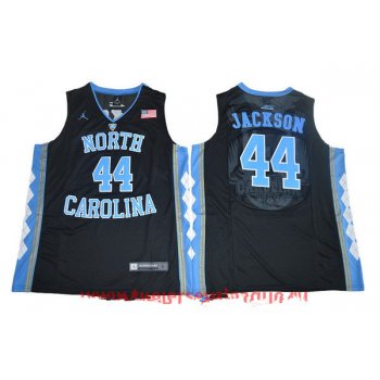 Men's North Carolina Tar Heels #44 Justin Jackson Black College Basketball 2017 Brand Jordan Swingman Stitched NCAA Jersey