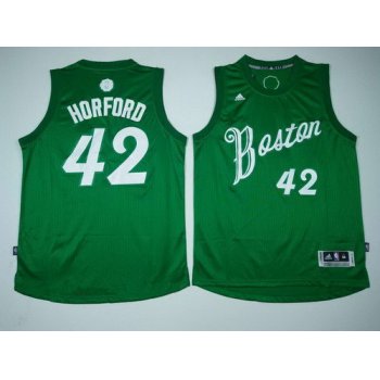 Men's Boston Celtics #42 Al Horford adidas Green 2016 Christmas Day Stitched NBA Swingman Jersey