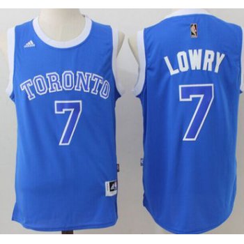 Raptors #7 Kyle Lowry Light Blue Stitched NBA Jersey