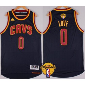 Men's Cleveland Cavaliers #0 Kevin Love 2016 The NBA Finals Patch Navy Blue Jersey