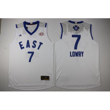 2015-16 NBA Eastern All-Stars Men's #7 Kyle Lowry Revolution 30 Swingman White Jersey