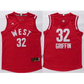 2015-16 NBA Western All-Stars Men's #32 Blake Griffin Revolution 30 Swingman Red Jersey