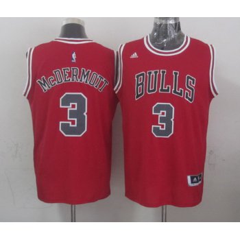 Chicago Bulls #3 Doug McDermott Revolution 30 Swingman 2014 New Red Jersey