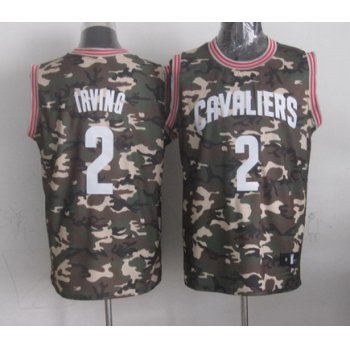 Cleveland Cavaliers #2 Kyrie Irving Camo Fashion Jersey