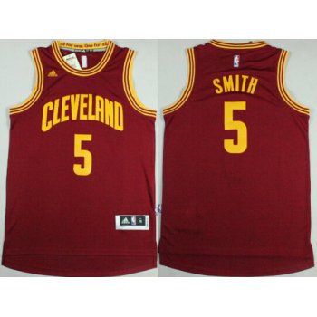 Cleveland Cavaliers #5 J.R. Smith Revolution 30 Swingman 2014 New Red Jersey