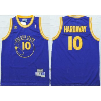 Golden State Warriors #10 Tim Hardaway Blue Swingman Throwback Jersey