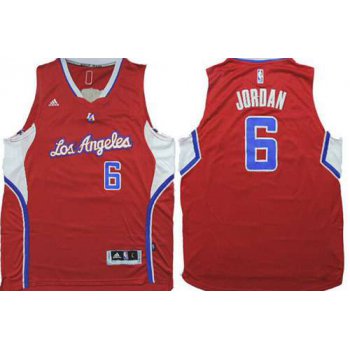 Los Angeles Clippers #6 DeAndre Jordan Revolution 30 Swingman 2014 New Red Jersey