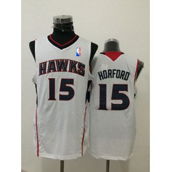 Men's Atlanta Hawks #15 Al Horford White Swingman Jersey