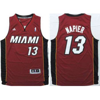 Miami Heat #13 Shabazz Napier Revolution 30 Swingman Red Jersey