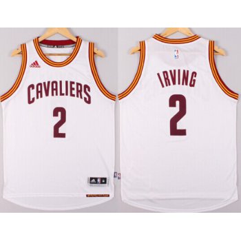 Cleveland Cavaliers #2 Kyrie Irving Revolution 30 Swingman 2014 New White Jersey