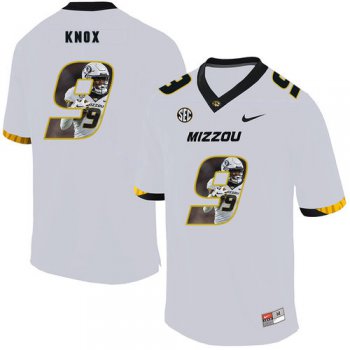 Missouri Tigers 9 Jalen Knox White Nike Fashion College Football Jersey
