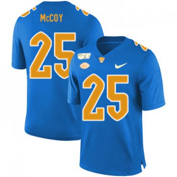 Pittsburgh Panthers 25 LeSean McCoy Blue 150th Anniversary Patch Nike College Football Jersey