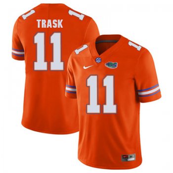 Florida Gators Orange #11 Kyle Trask Football Player Performance Jersey