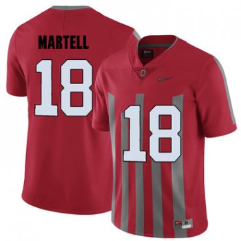 Ohio State Buckeyes 18 Tate Martell Red College Football Elite Jersey