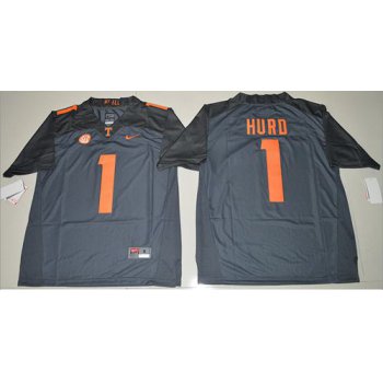 Tennessee Vols #1 Jalen Hurd Grey Limited Stitched NCAA Jersey