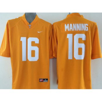 Men's Tennessee Volunteers #16 Peyton Manning Orange 2015 NCAA Football Nike Jersey