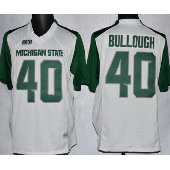 Michigan State Spartans #40 Max Bullough 2013 White Jersey