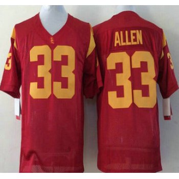 USC Trojans #33 Marcus Allen 2015 Red Jersey