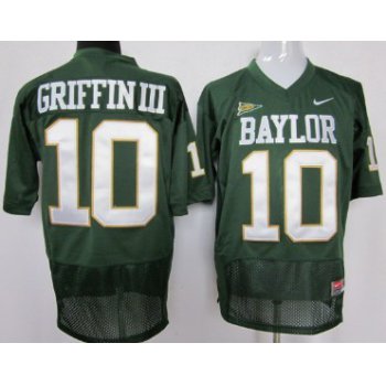 Baylor Bears #10 Robert Griffin III Green Jersey
