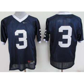Penn State Nittany Lions #3 Navy Blue Jersey