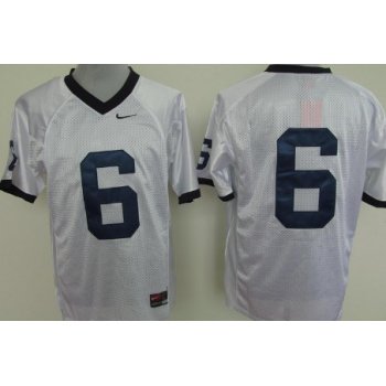 Penn State Nittany Lions #6 White Jersey