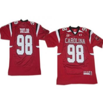 South Carolina Gamecocks #98 Devin Taylor Red Jersey