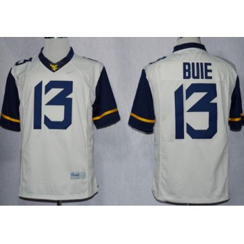 West Virginia Mountaineers #13 Andrew Buie 2013 White Limited Jersey