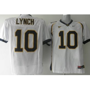 California Golden Bears #10 Lynch White Jersey