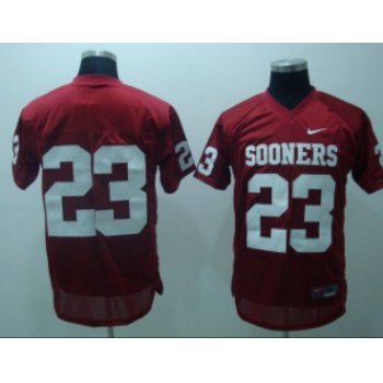 Oklahoma Sooners #23 Red Jersey