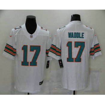 Men's Miami Dolphins #17 Jaylen Waddle White 2020 Color Rush Stitched NFL Nike Limited Jersey