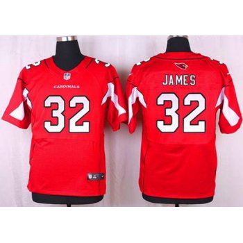Men's Arizona Cardinals #32 Edgerrin James Red Retired Player NFL Nike Elite Jersey