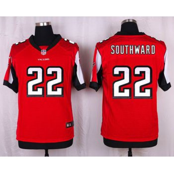 Men's Atlanta Falcons #22 Dezmen Southward Red Team Color NFL Nike Elite Jersey